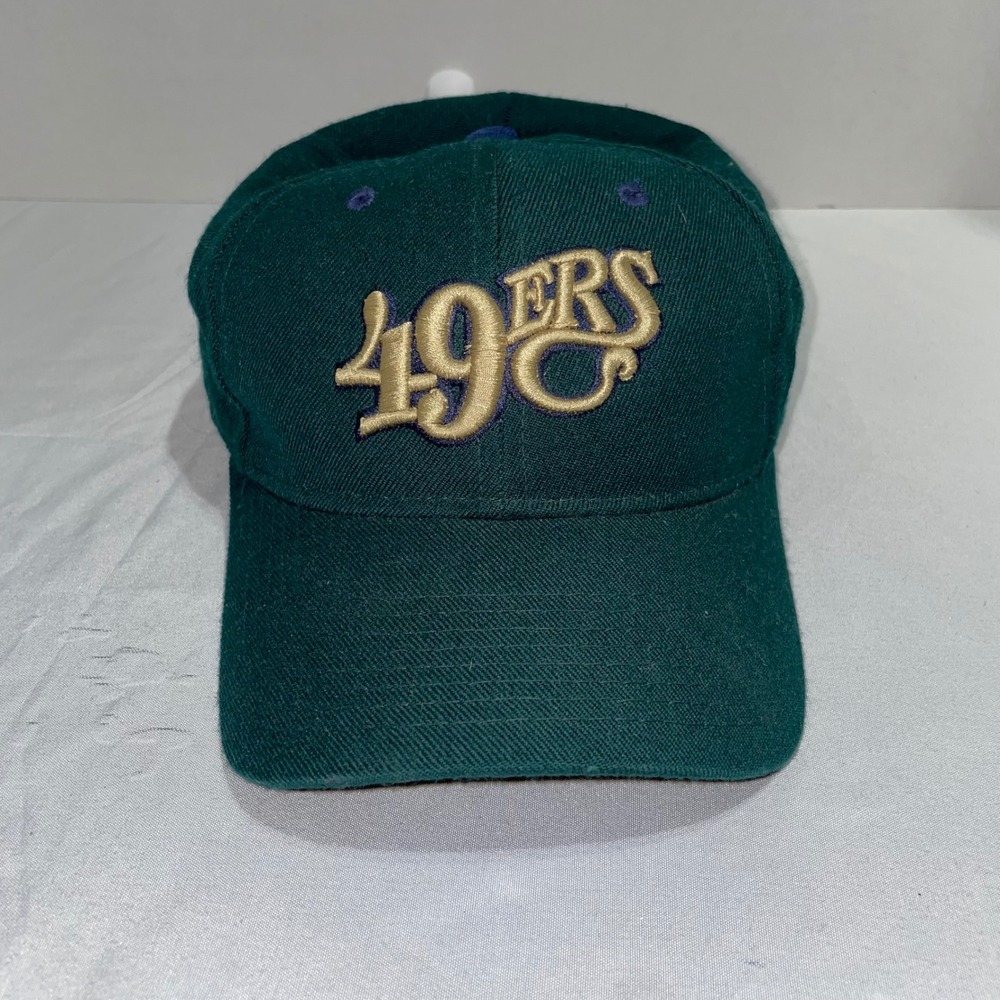 Zephyr UNCG 49ers Fitted Hat 7 1/8 Green Wool Blend Baseball Cap UNC Greensboro